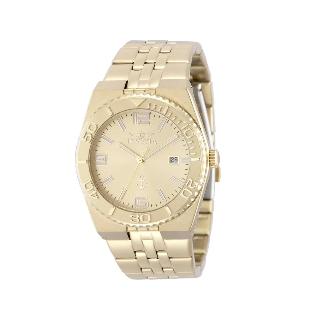 50159 - INVICTA 38mm Stainless Steel Gold Gold dial PC32 Quartz